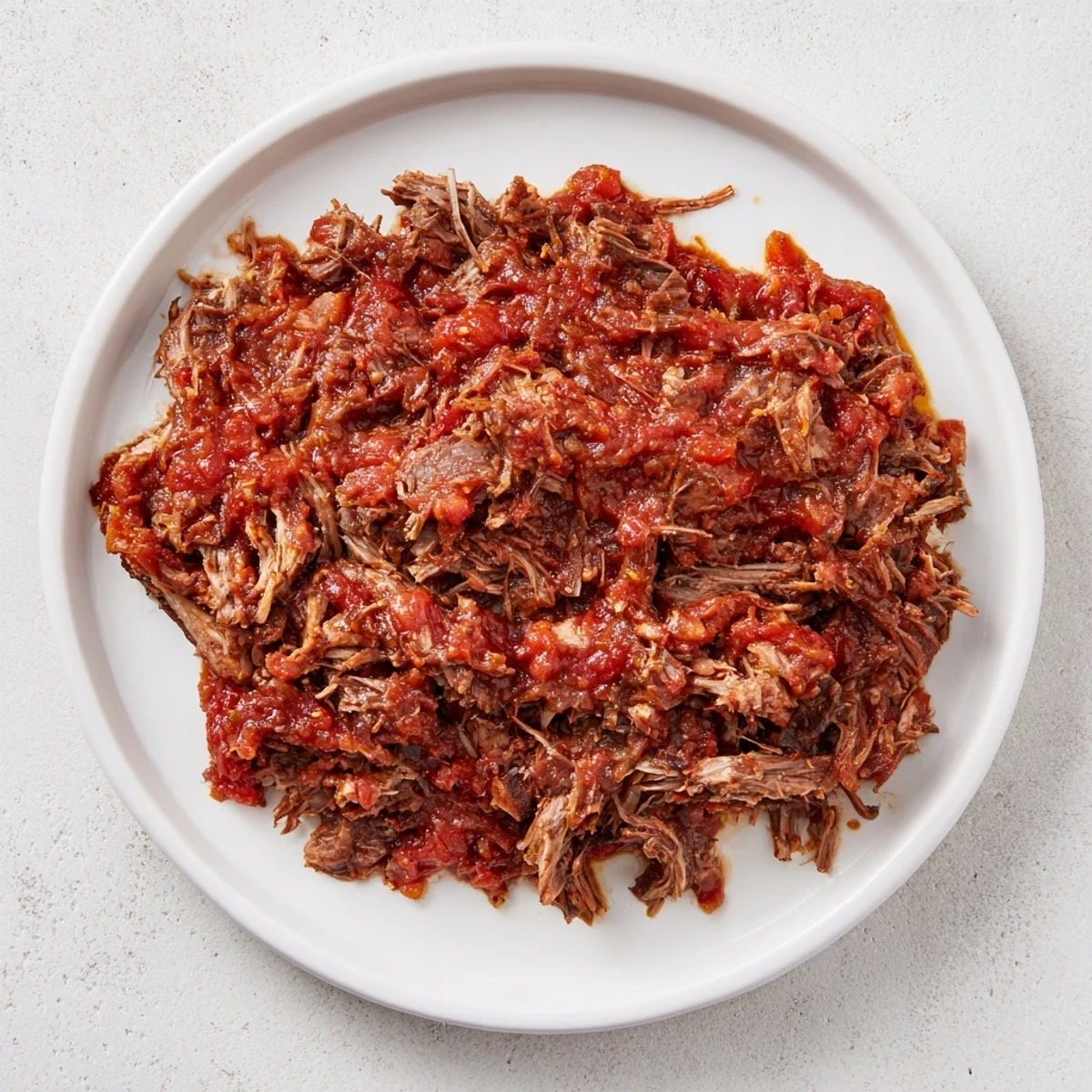 Tender Slow Cooker Salsa Chicken, ready to shred, simmered in a vibrant salsa bath for savory tacos.