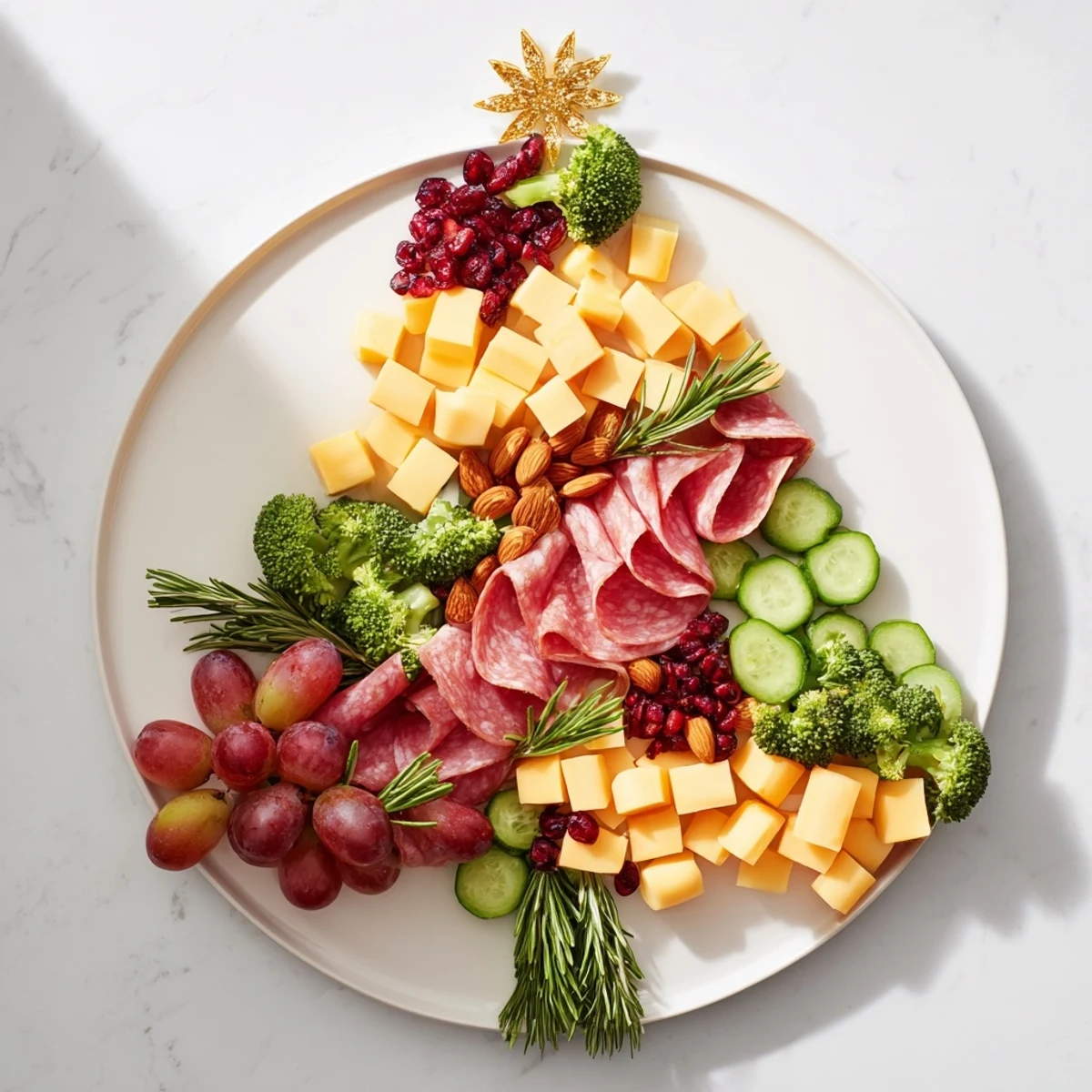 Evergreen Tree Snack Board