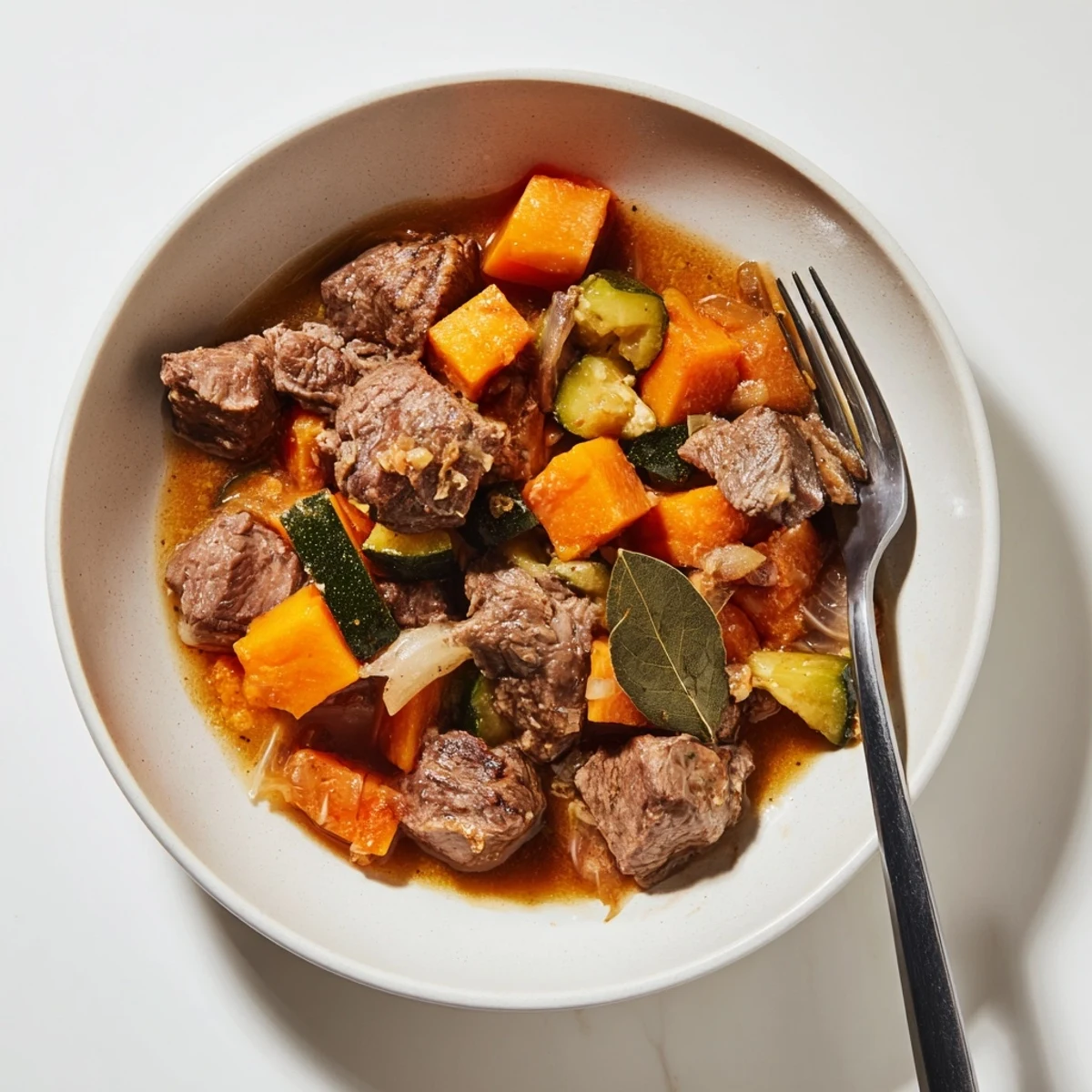 Close-up of a flavorful Sweet Lamb Platter for Baby, imagine the tender lamb with soft veggies.