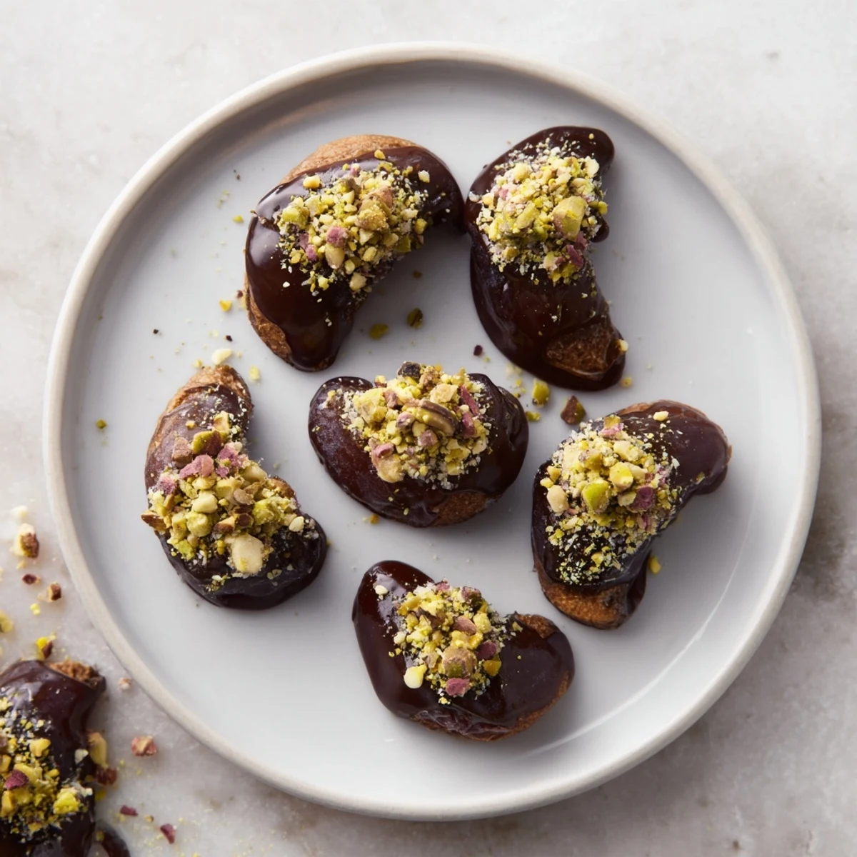 Enjoy a vibrant Lunar and Star Date Platter, showcasing crescent moon and star shaped dates, filled with nuts.