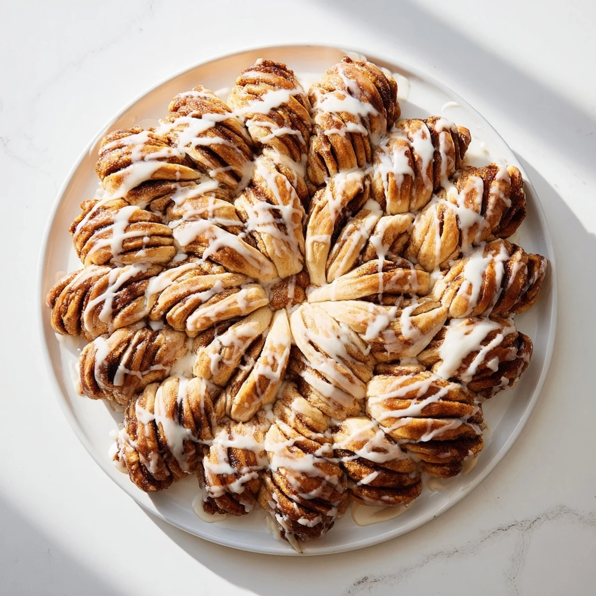 Imagine a beautifully shaped Giant Snowflake Sweet Roll, soft and pillowy, perfect for breakfast.
