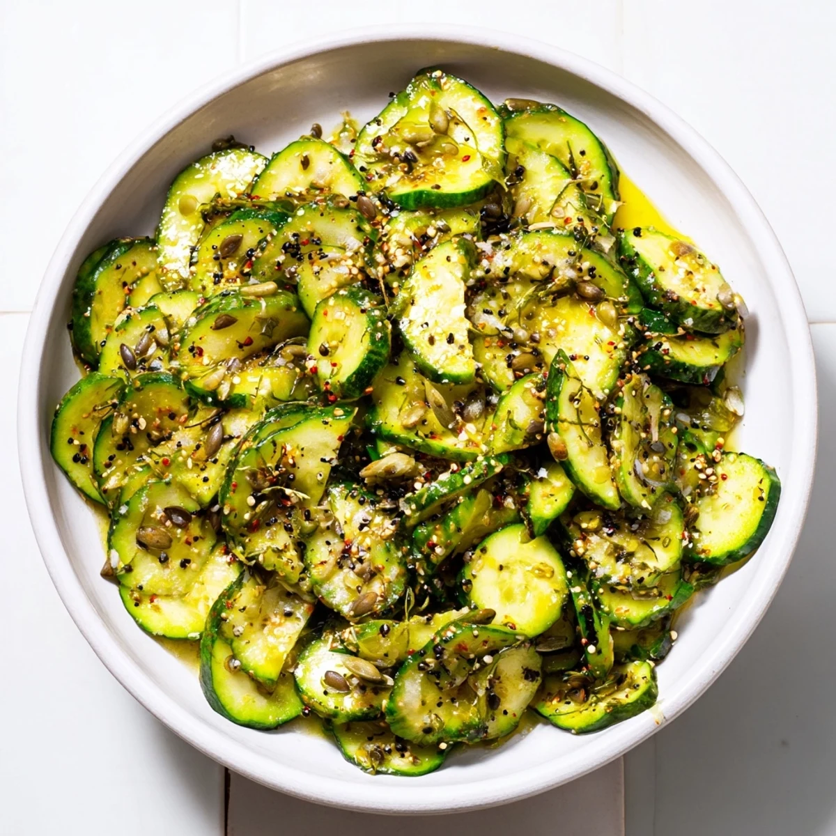 Cucumber with Everything Bagel