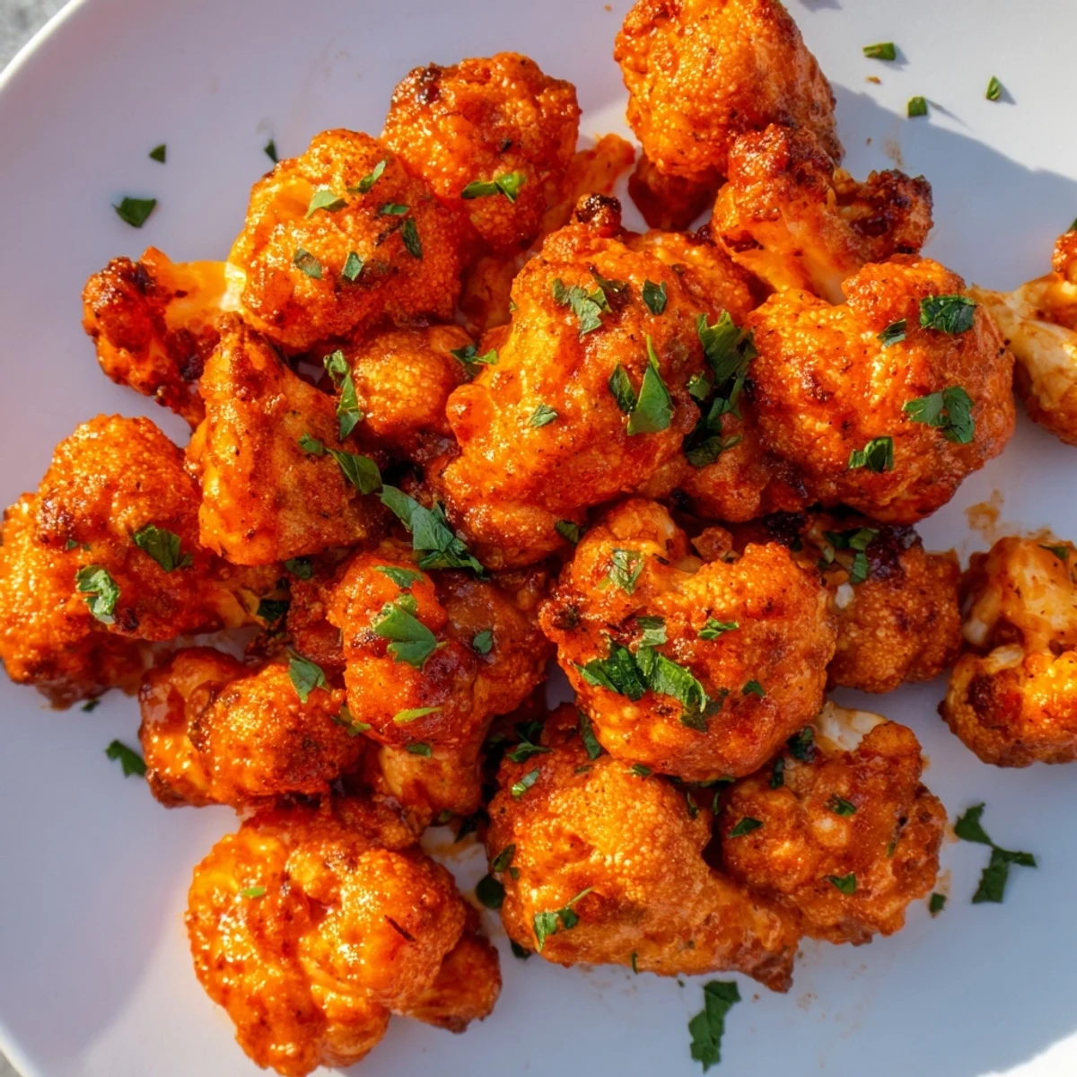 Sriracha Buffalo Cauliflower Bites