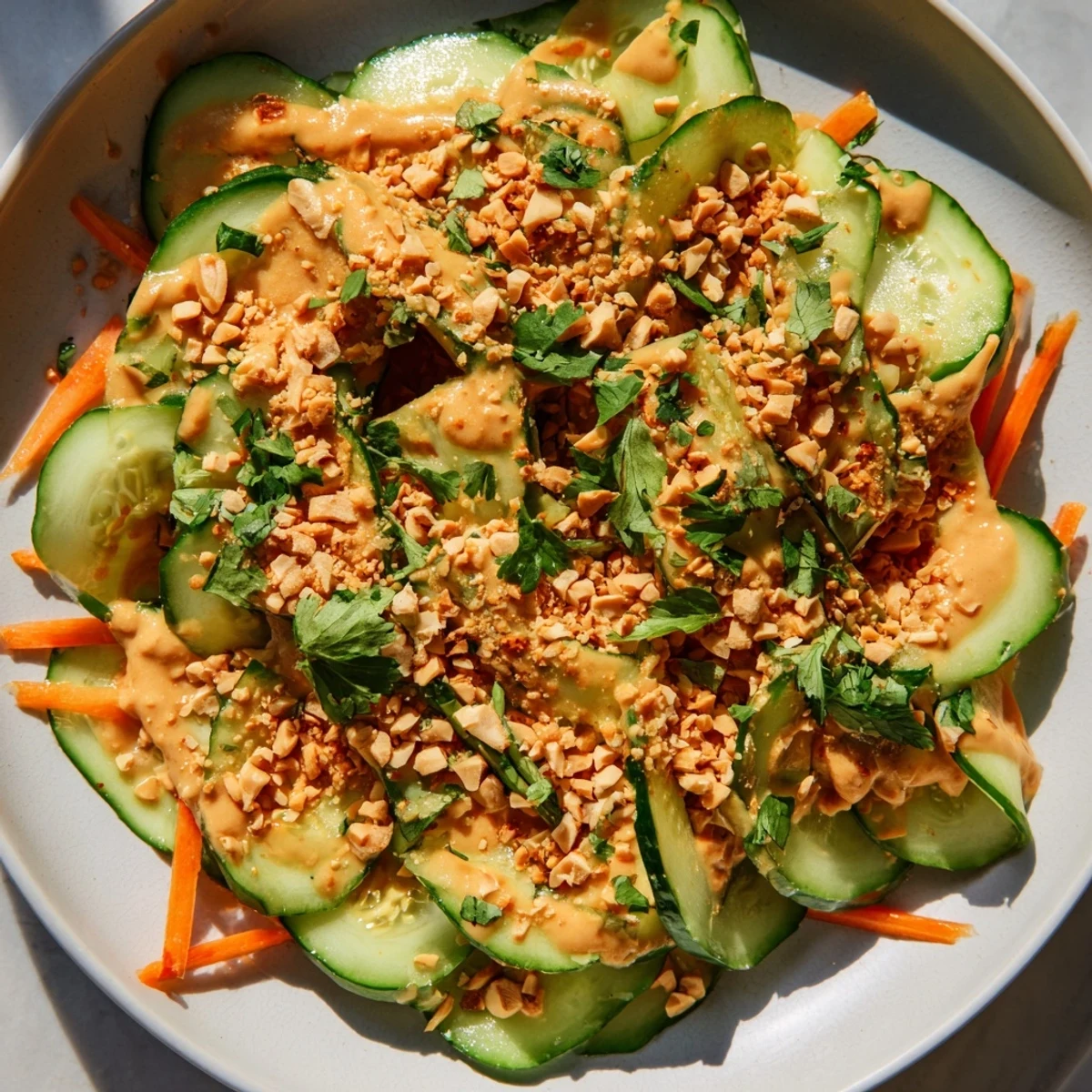 Thai Style Peanut Cucumber