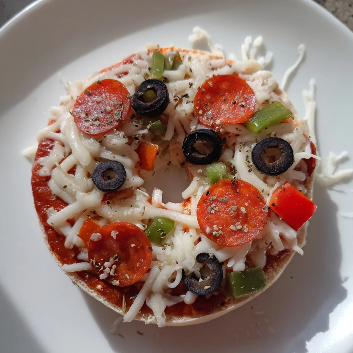 Crispy Mini Bagel Pizzas