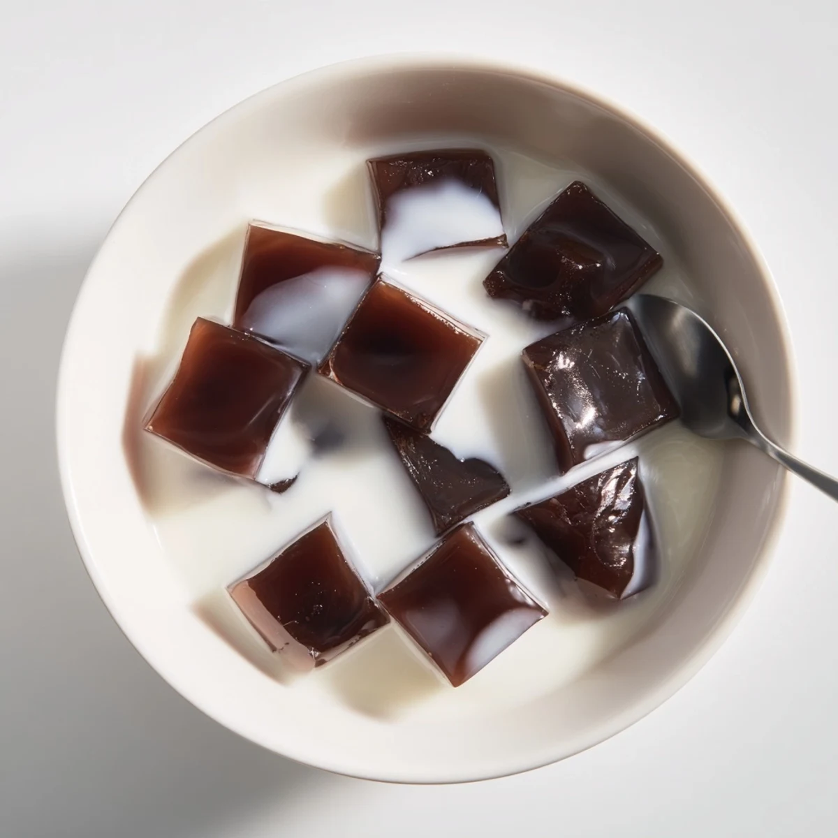 Coffee Jelly Dessert offers an elegant, chilled treat with soft, wobbly cubes and smooth cream, perfect for coffee lovers seeking a light finish.  