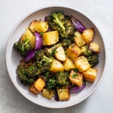 Tender broccoli and perfectly roasted Roasted Lemon Potatoes, seasoned with smoky paprika; delicious!