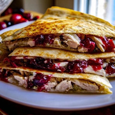 Crispy Turkey, Stuffing & Cranberry Leftovers Tortilla Wrap, perfectly golden and oozing cheese.