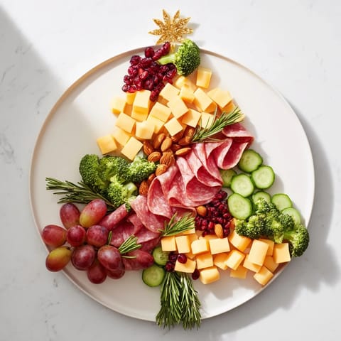 Evergreen Tree Snack Board