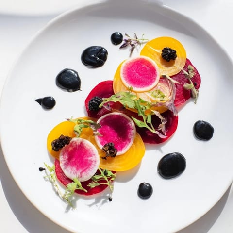 Shadow Play Beets Arugula