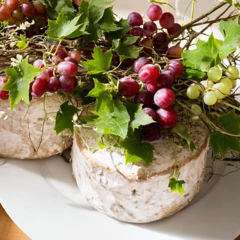 Rustic Vineyard Cheese Grapes