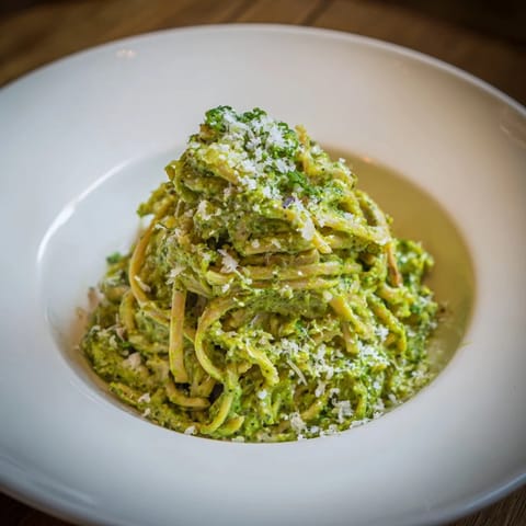 A bowl of delicious Green Goddess Pasta Sauce, ready to be tossed with hot pasta for dinner.