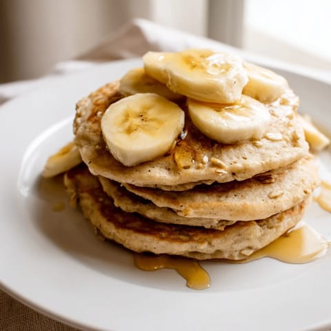 Banana Oat Pancakes