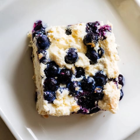 Blueberry Cottage Cheese Bake