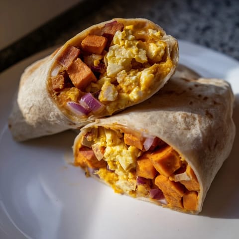 Sweet Potato Breakfast Burritos