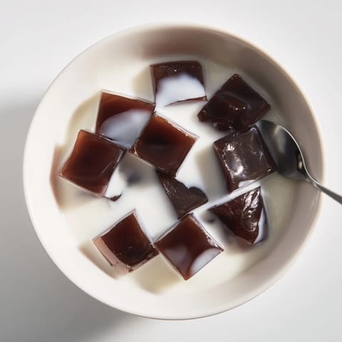Coffee Jelly Dessert offers an elegant, chilled treat with soft, wobbly cubes and smooth cream, perfect for coffee lovers seeking a light finish.  