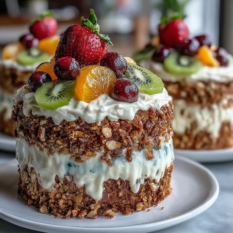 Easter Dessert Carrot Pavlova Lemon