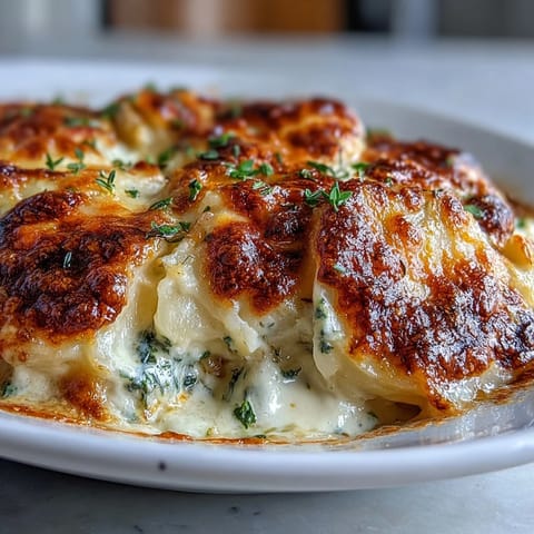 Creamy Scalloped Potatoes Gruyere