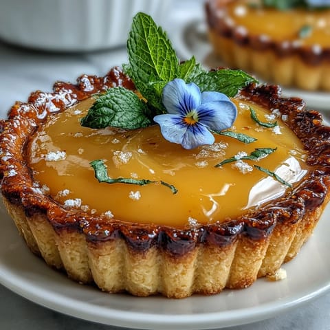 Lemon Curd Spring Tart