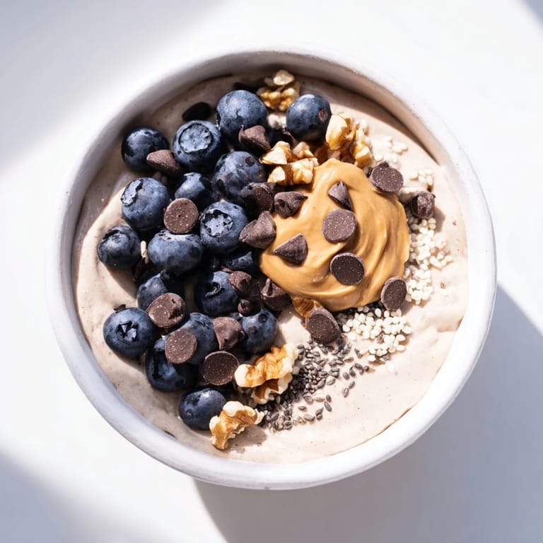 Delicious Protein Ice Cream Bowl ready for your favorite toppings, perfect for a post-workout snack.