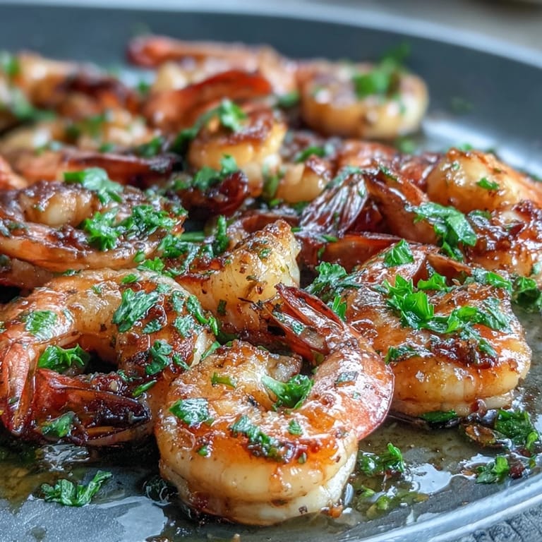 One-Pan Lemon Garlic Shrimp and Asparagus - tender shrimp and vibrant green asparagus tossed in zesty lemon-garlic sauce, roasted to perfection in under 30 minutes.