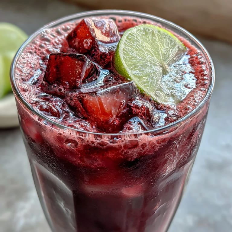 Creamy coconut milk blends with bright dragon fruit and strawberries, creating a tropical copycat beverage perfect for summer sipping.