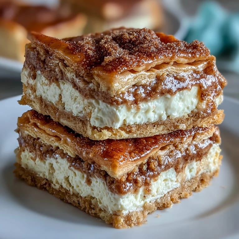 Flaky Easy Cinco de Mayo Sopapilla Cheesecake Bars layered with creamy filling, a festive dessert.