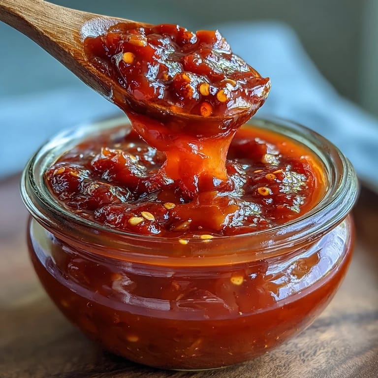 Smoky and tangy homemade fermented hot sauce, perfect for drizzling on tacos or eggs, made with fresh chilies and aromatic garlic.