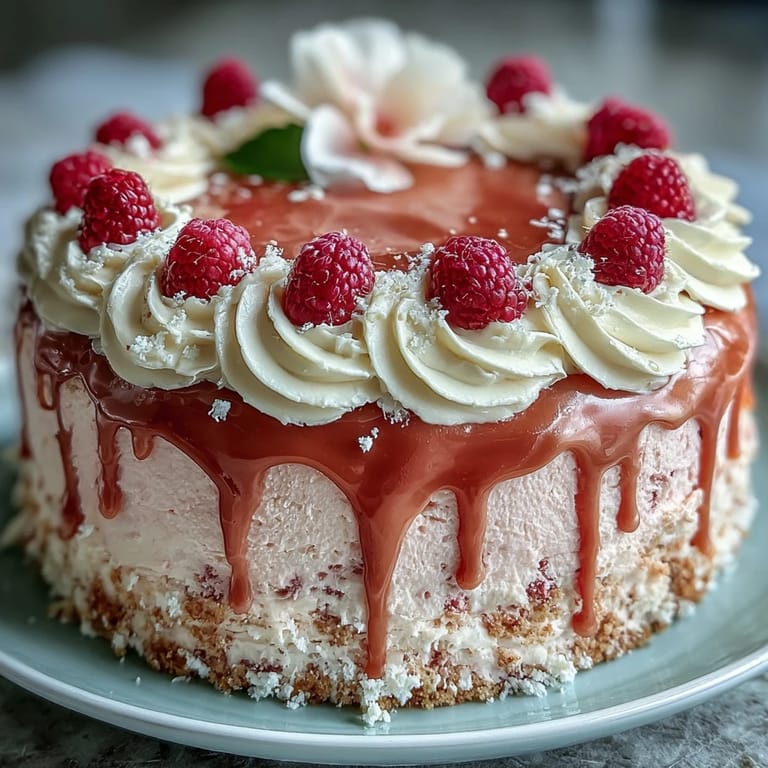 A moist Bridal Shower Rosé Velvet Cake adorned with a luxurious, dripping gold glaze.